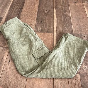 Super down cargo corduroy pants